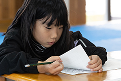 写経は漢字の勉強にもなります
